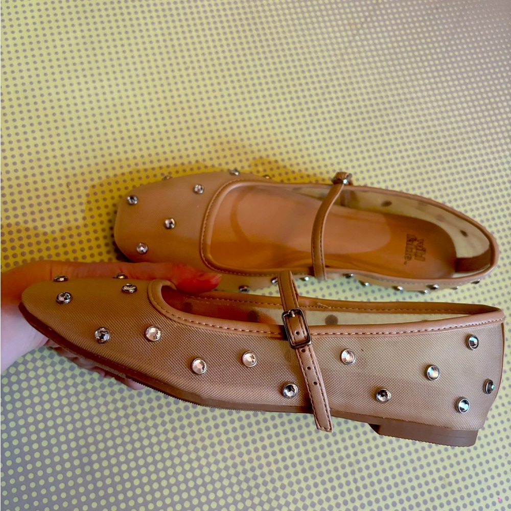 Mesh Ballet flats